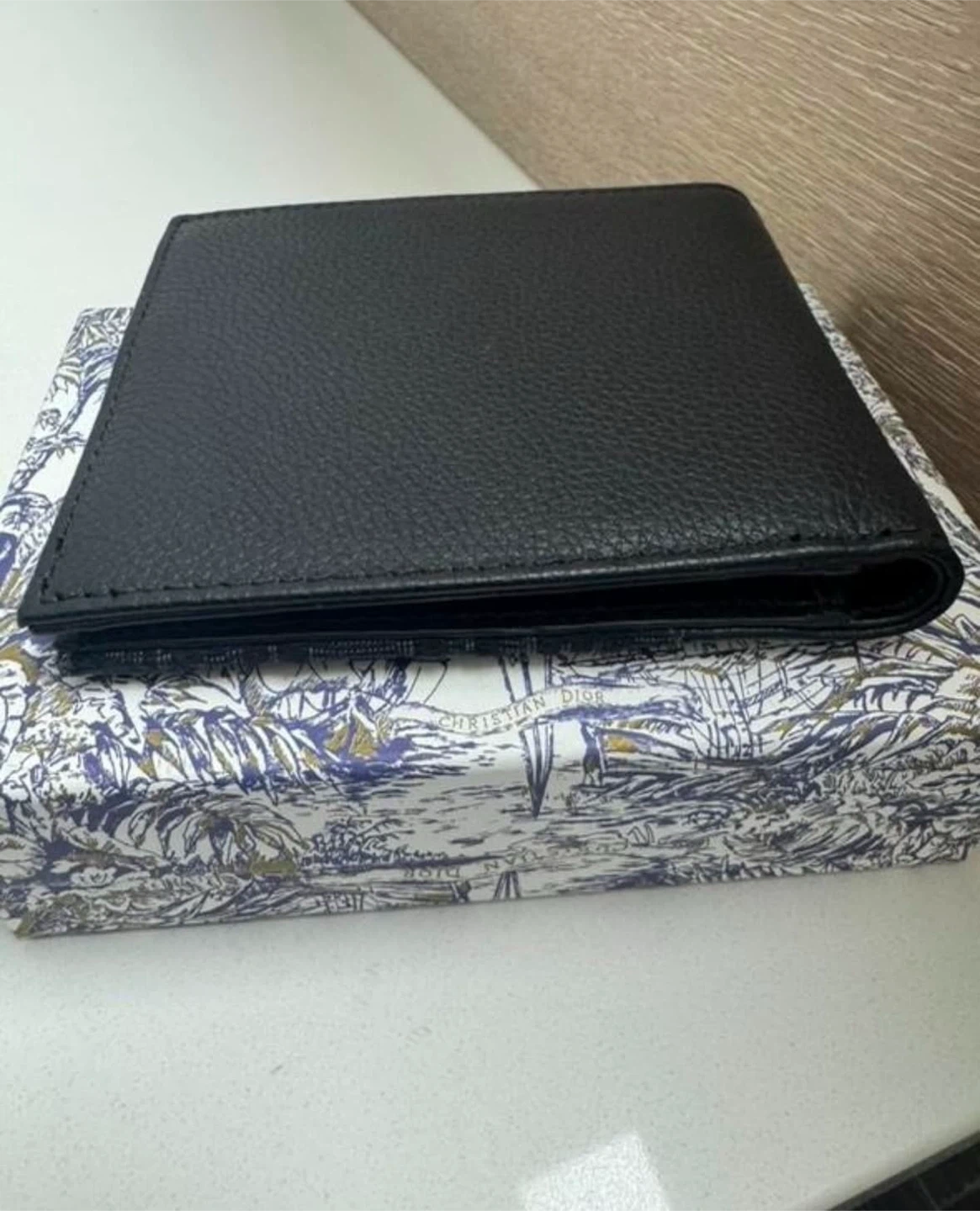 Dior Black Leather Bifold Wallet - photo 4