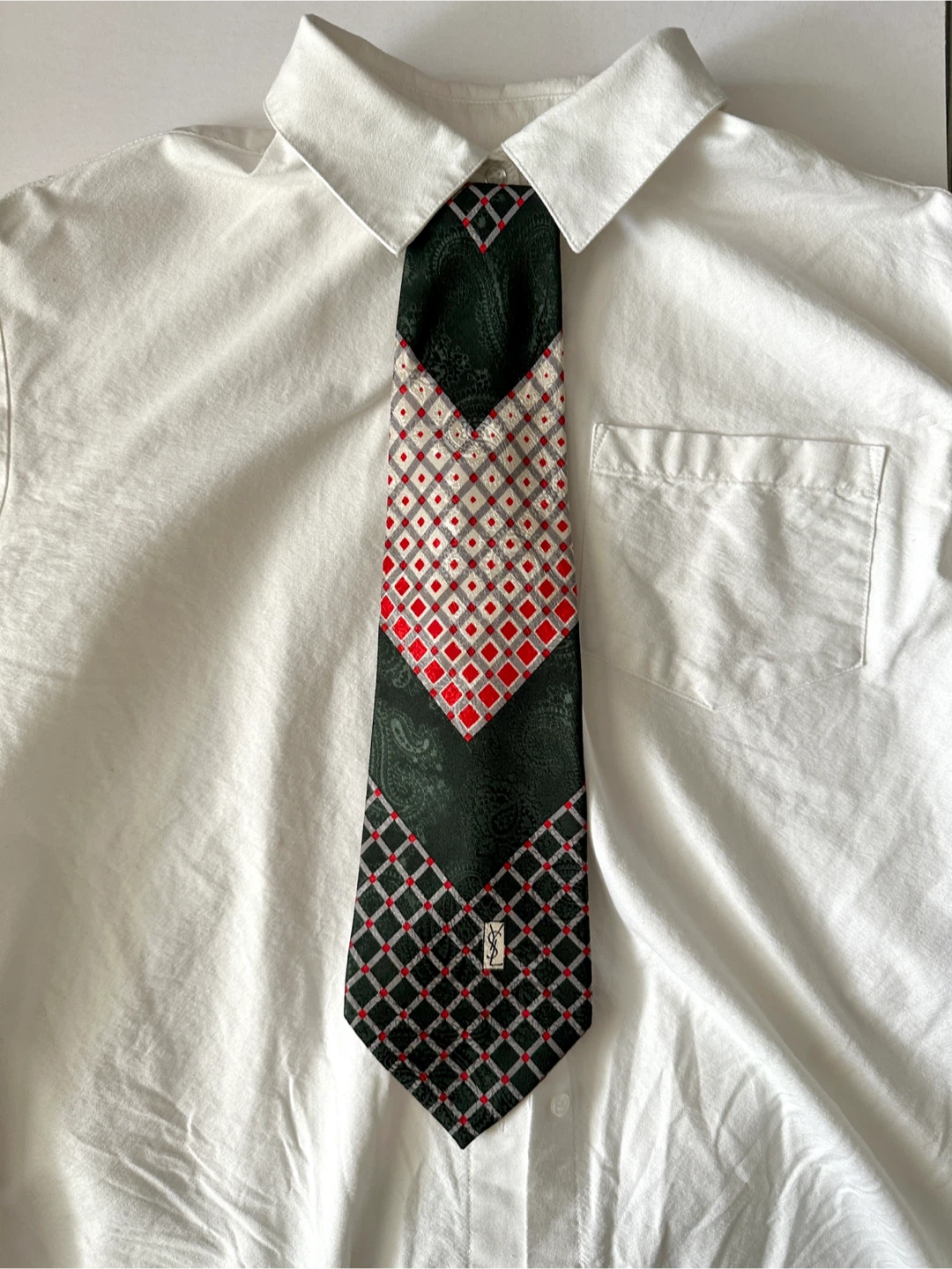 YSL Vintage Silk Tie - photo 3