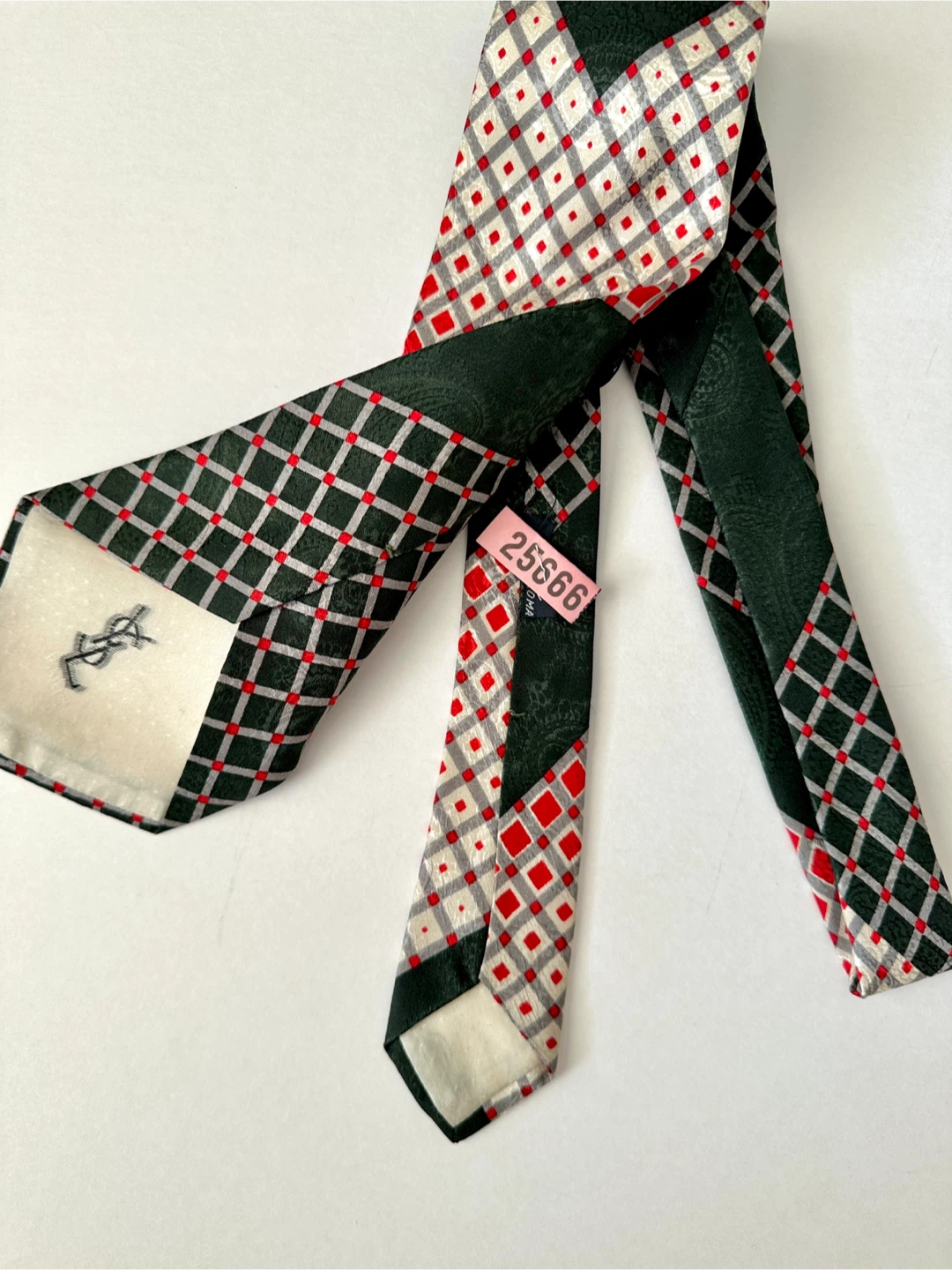 YSL Vintage Silk Tie - photo 5