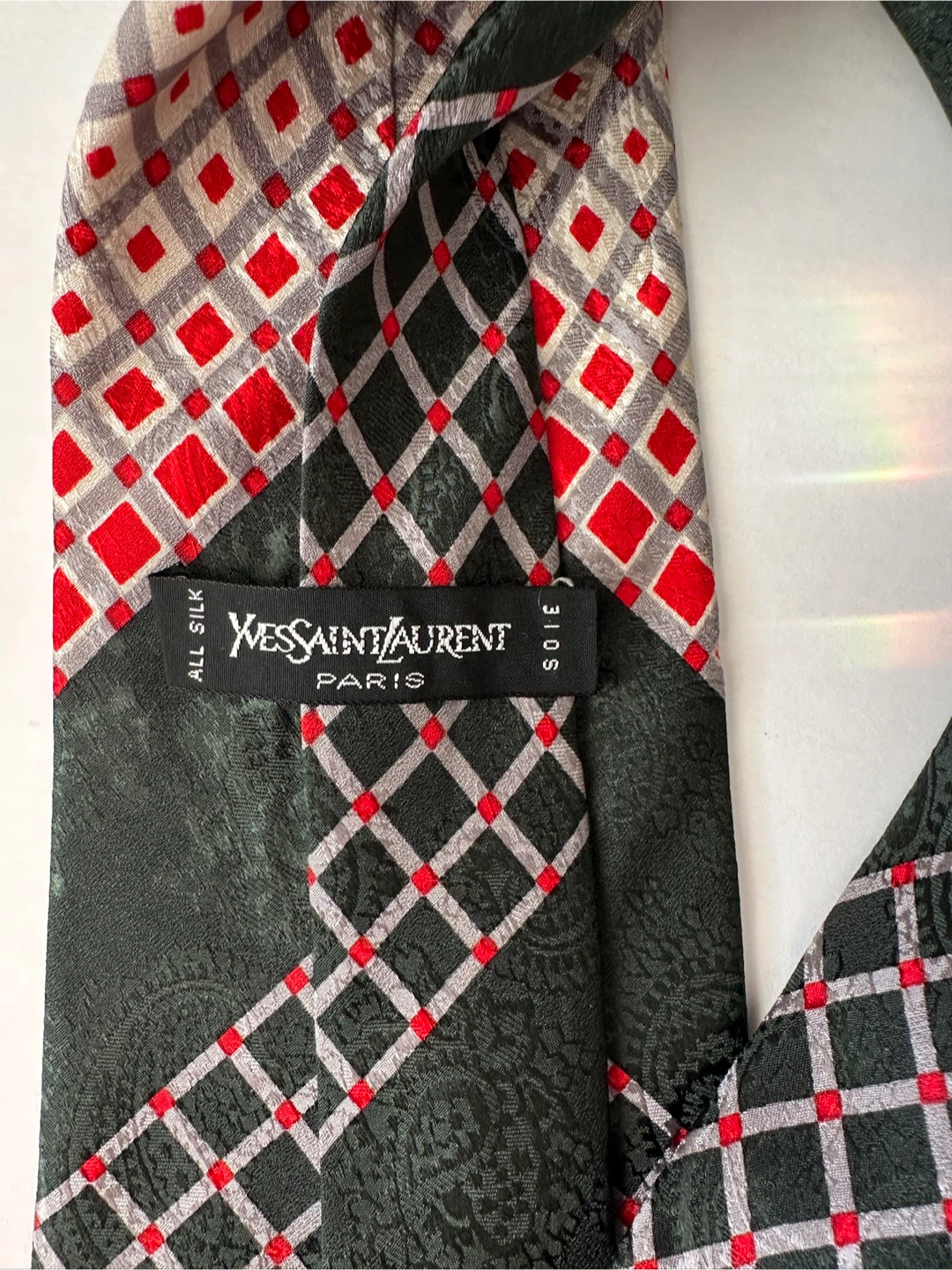 YSL Vintage Silk Tie - photo 4