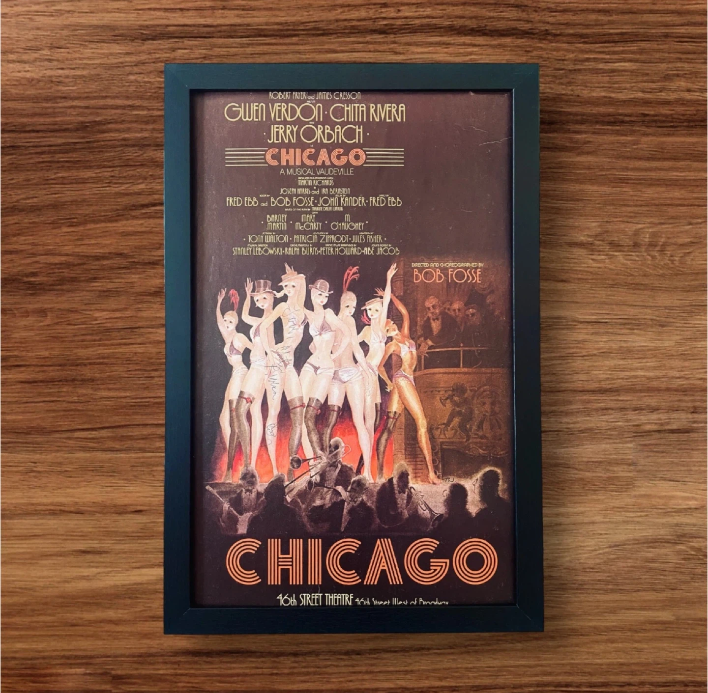 CHICAGO Broadway Showcard