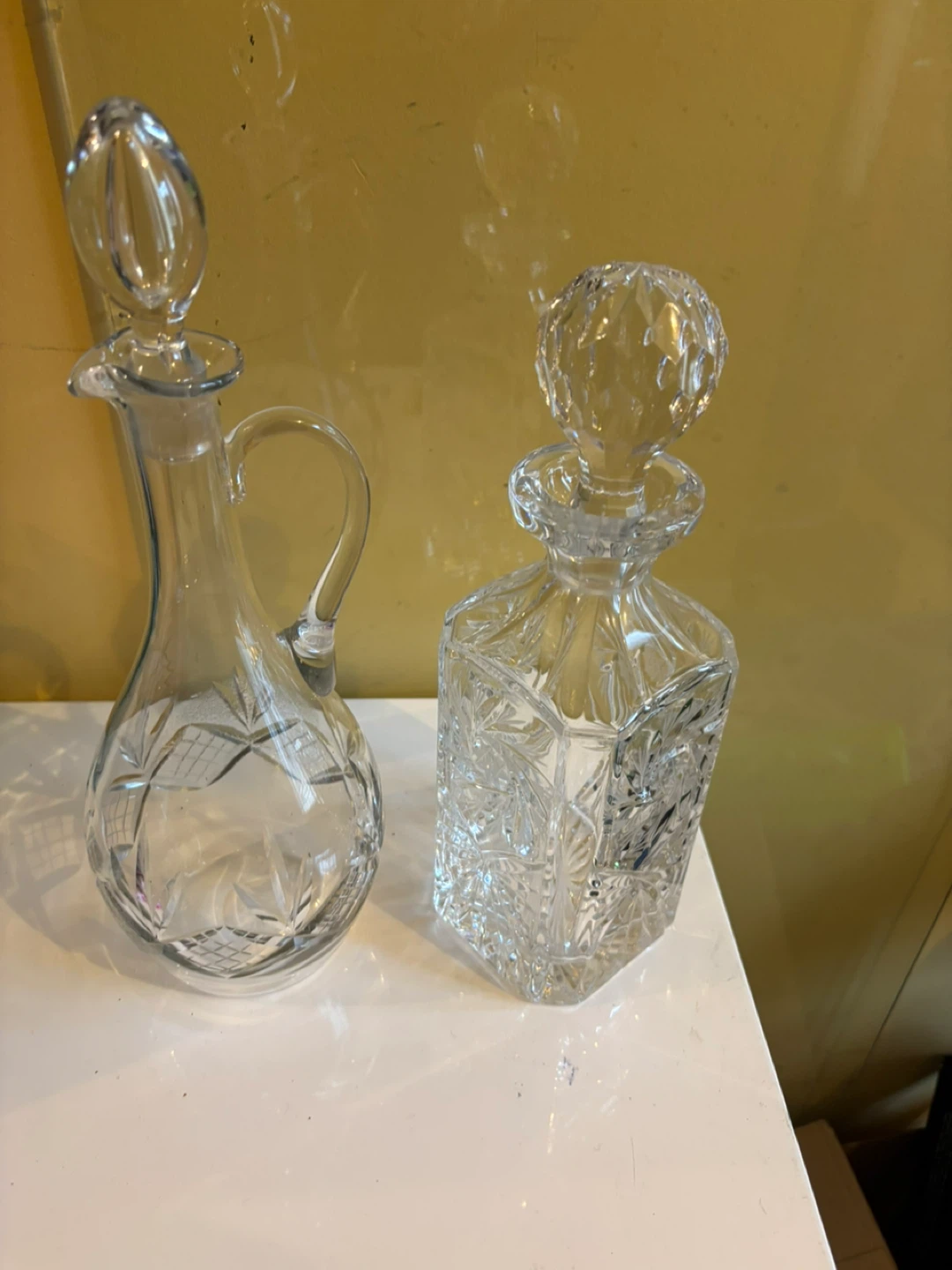 Crystal Decanter & Carafe Set