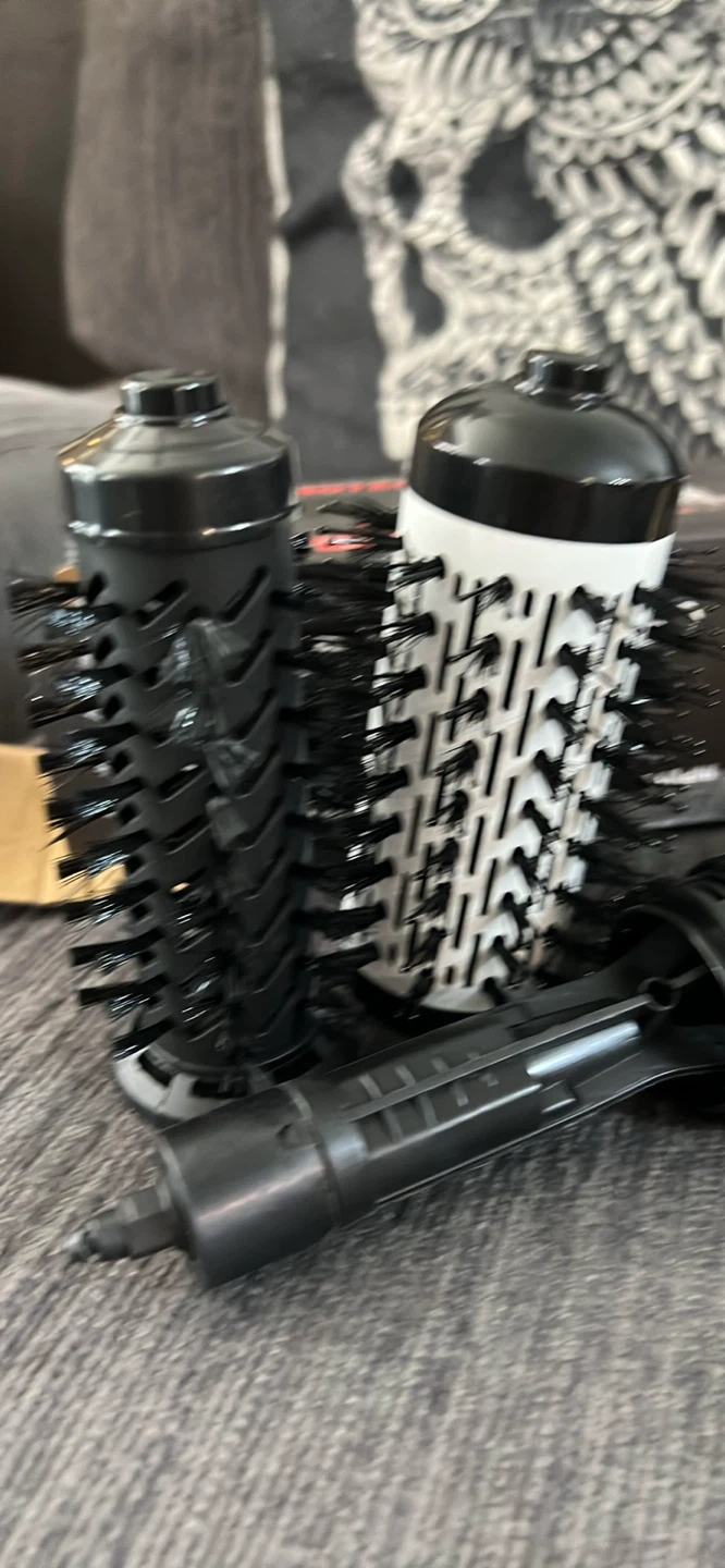 2-in-1 Hot Air Styling Tool with 2 Brush Heads - photo 2