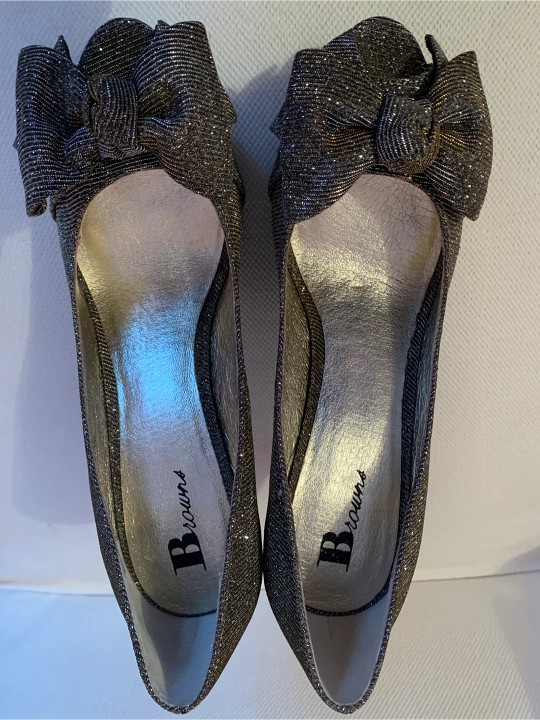 Browns Sparkly Heels - Size 9M Islington/Evans