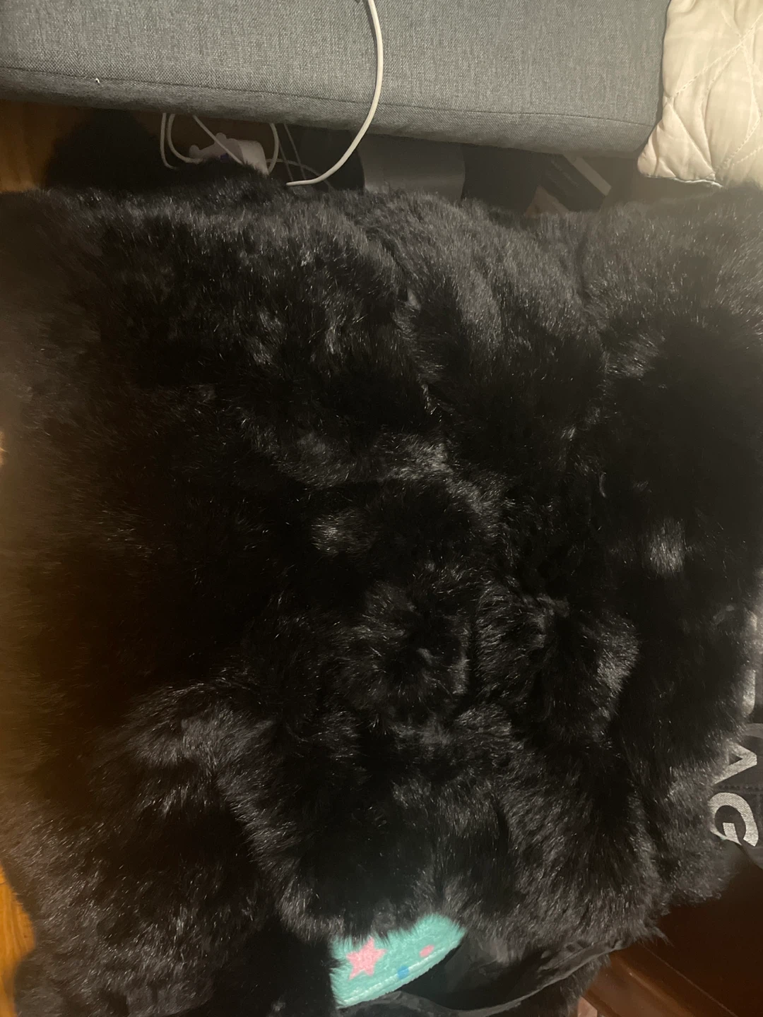 Black Furry Coat - photo 3