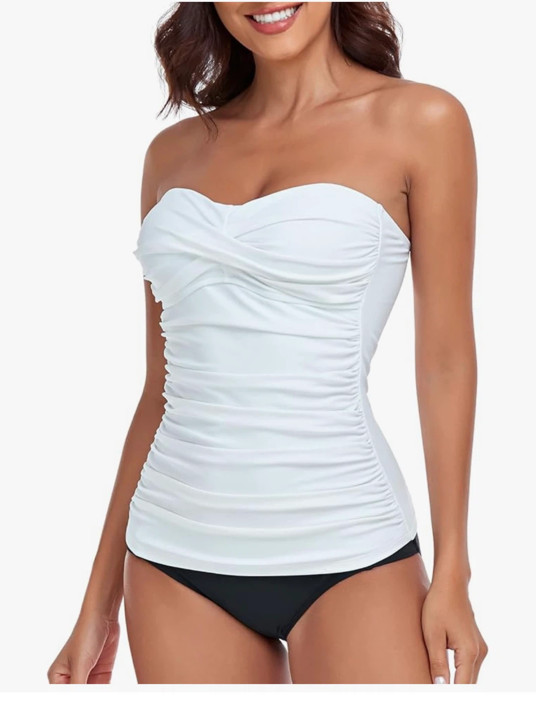 Victoria's Secret White Swim Top - Size 34B/B75 - photo 3