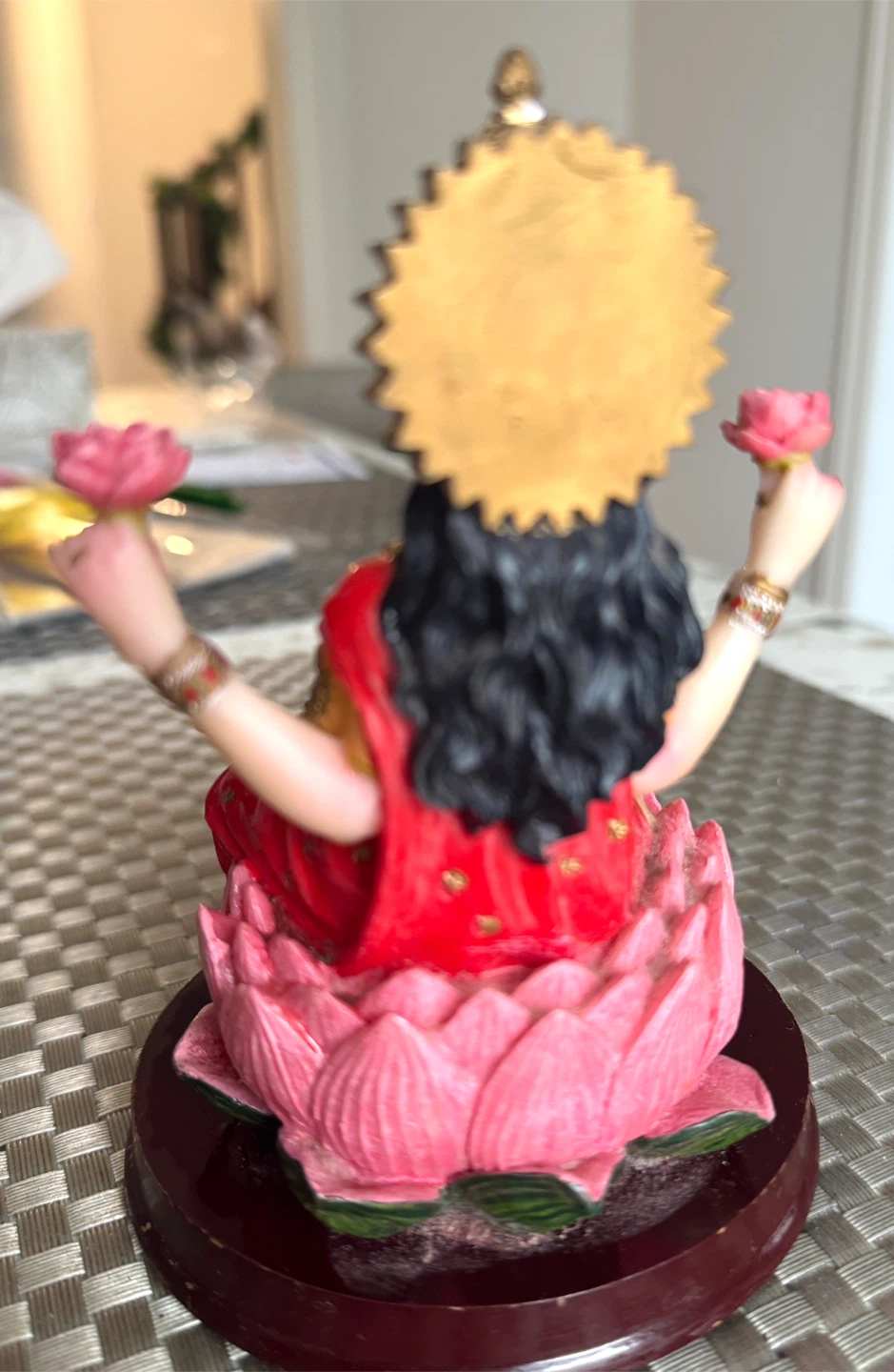 Beautiful Lakshmi Statue (6” x 4”) amazing collection - photo 3