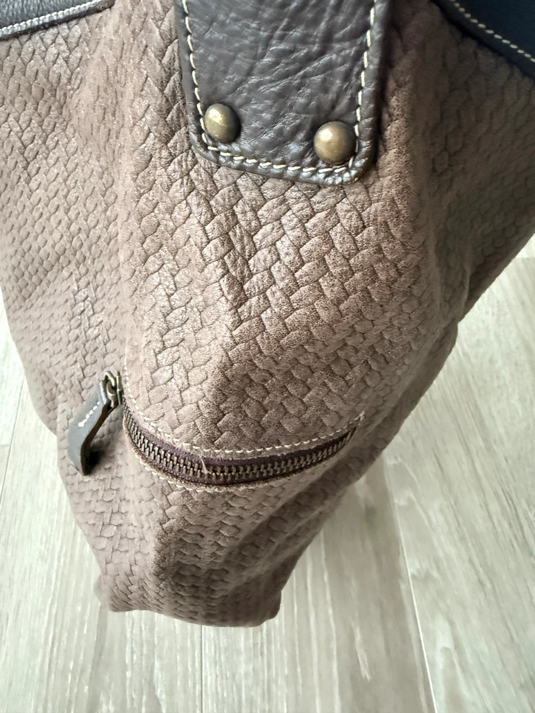 Roots Brown Leather Hobo Bag - photo 2