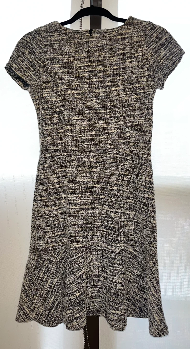 Black and white / grey zip back womens  Dress - photo 3