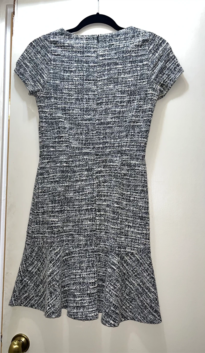 Black and white / grey zip back womens  Dress - photo 2
