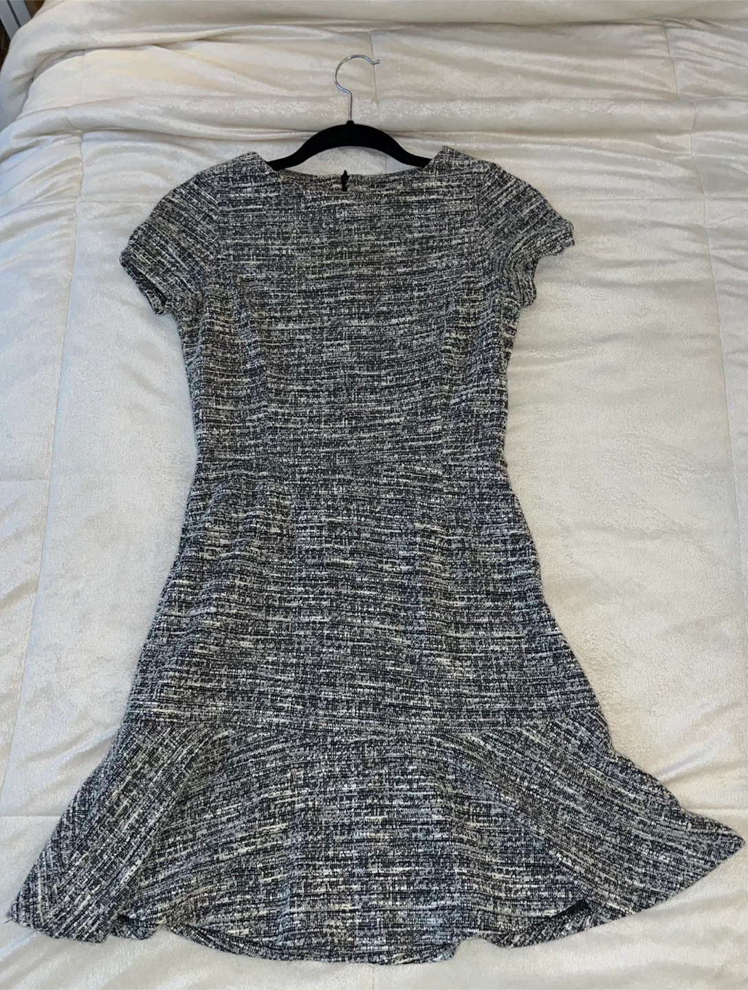 Black and white / grey zip back womens  Dress - photo 4