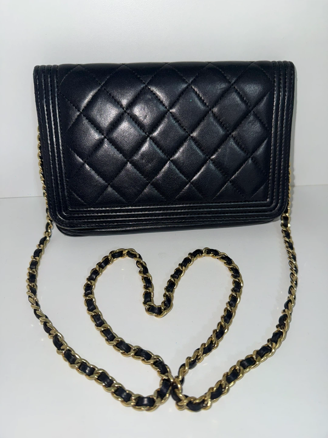 Chanel Boy Wallet on Chain WOC Black - photo 3
