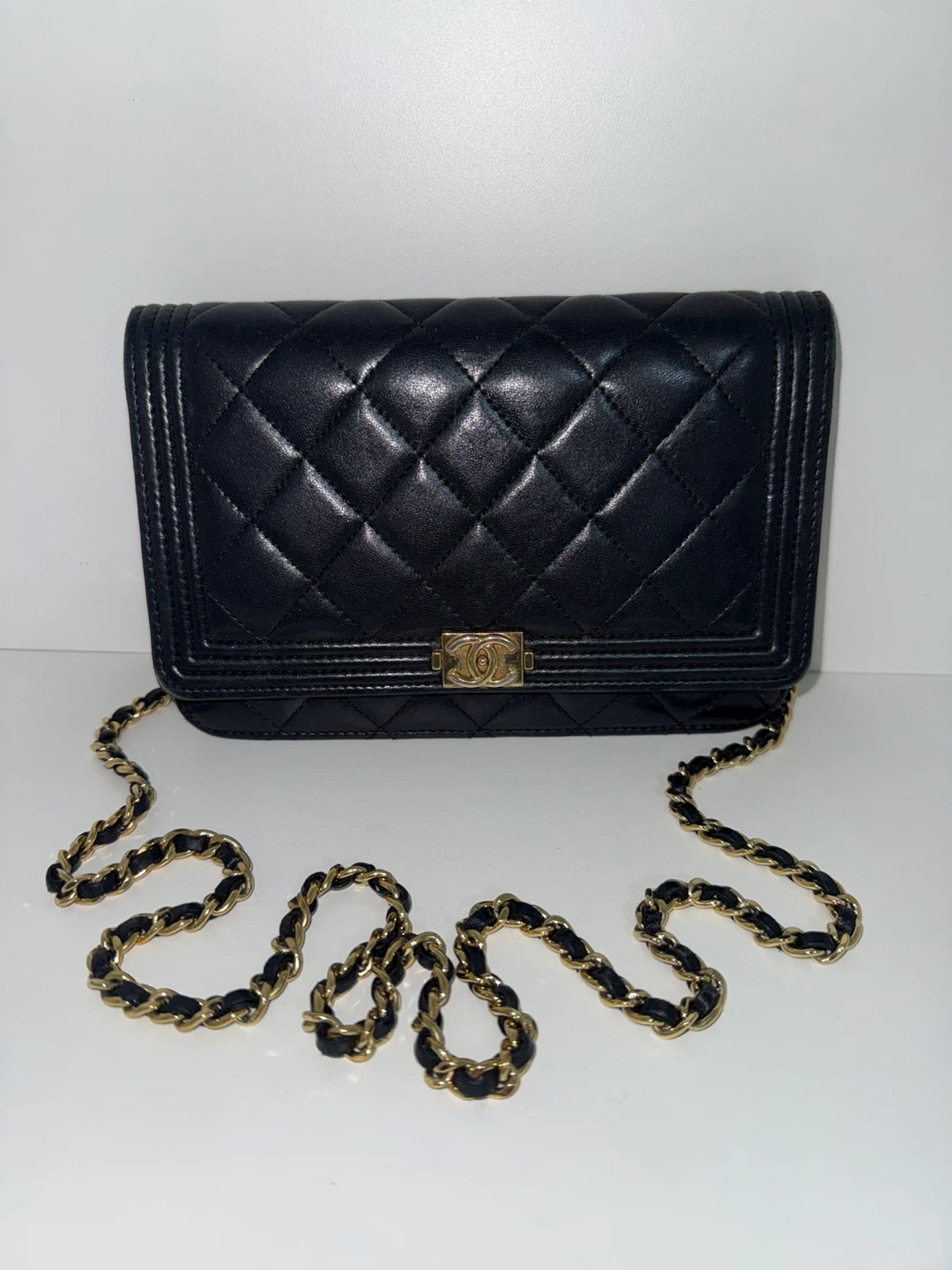 Chanel Boy Wallet on Chain WOC Black - photo 2