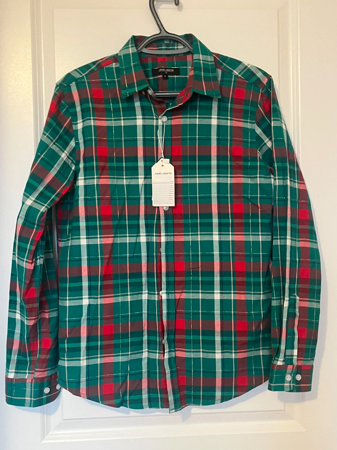 Plaid Flannel Shirt - Size S