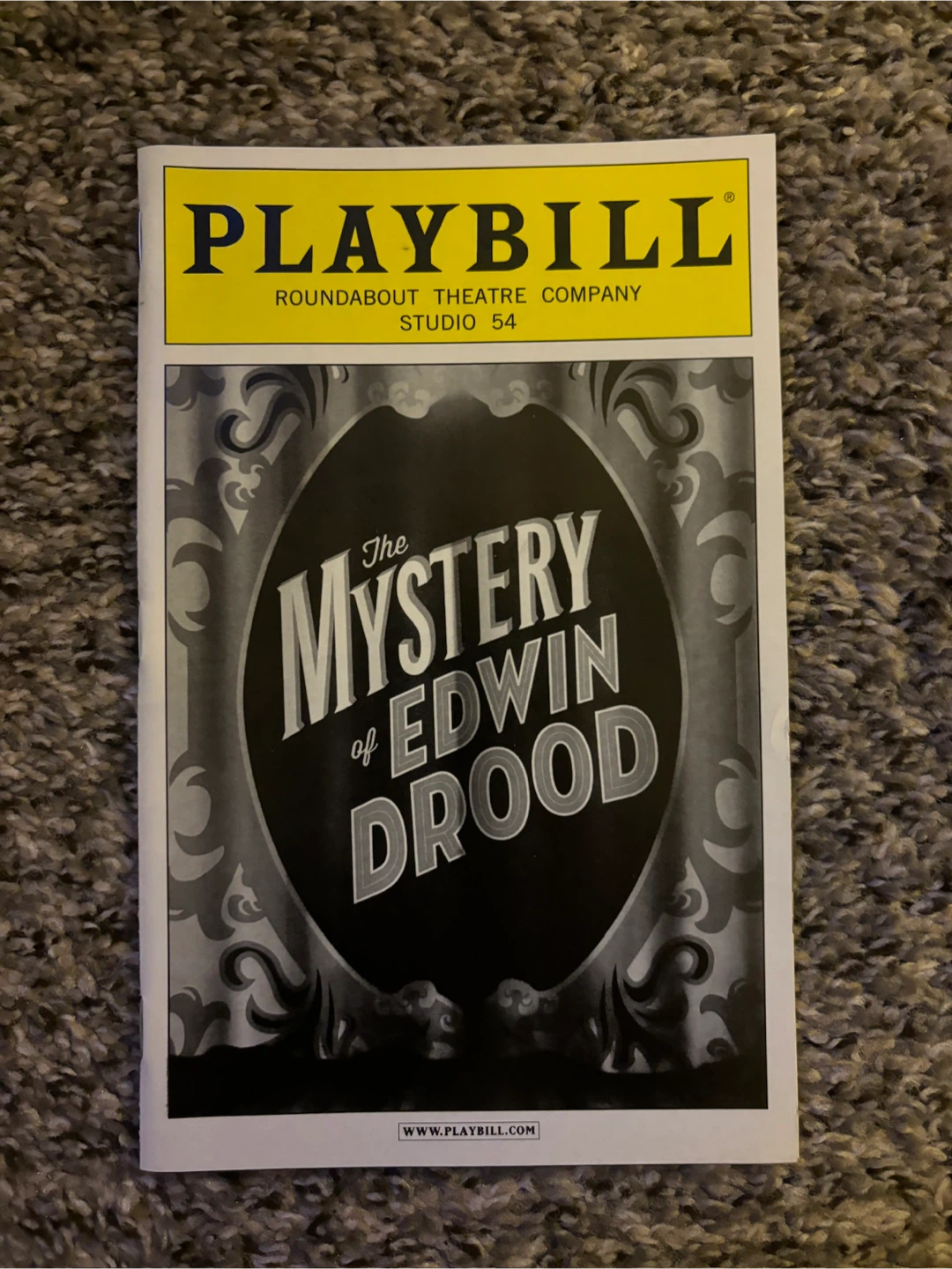 “The Mystery of Edwin Drood” Playbill