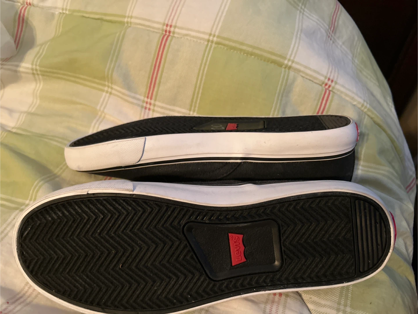 Levi's Black Canvas Shoes - Size 9.5 - photo 2