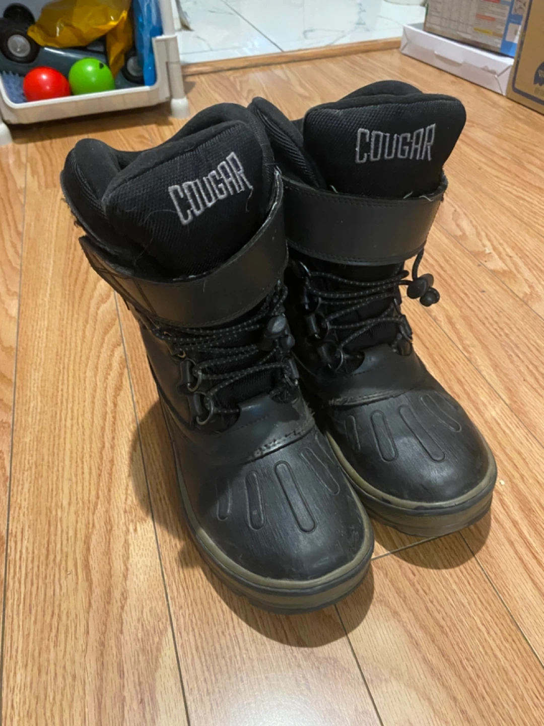 Cougar Black Winter Boots Size 3