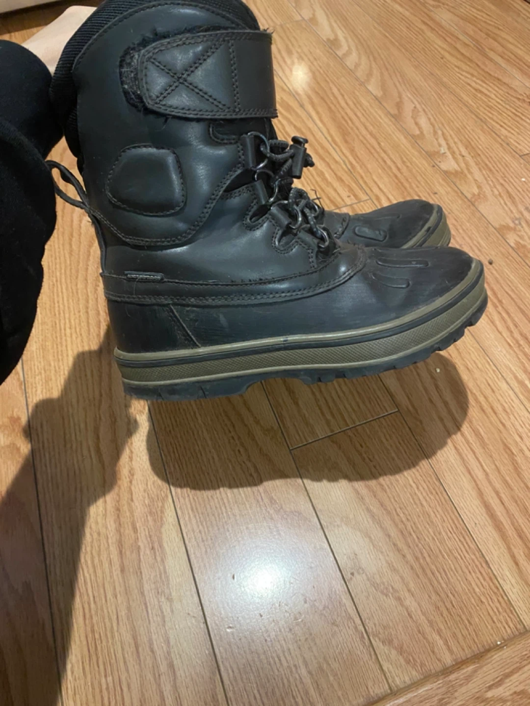 Cougar Black Winter Boots Size 3 - photo 2