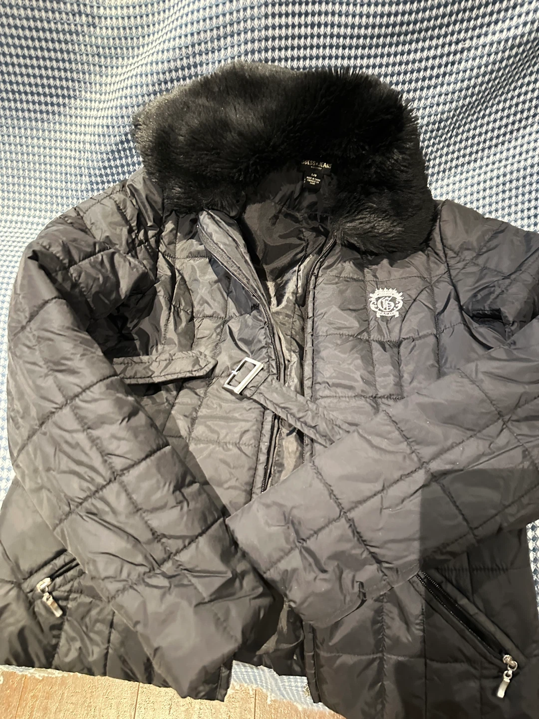 Guess Jeans Black Puffer Jacket L/G - photo 3