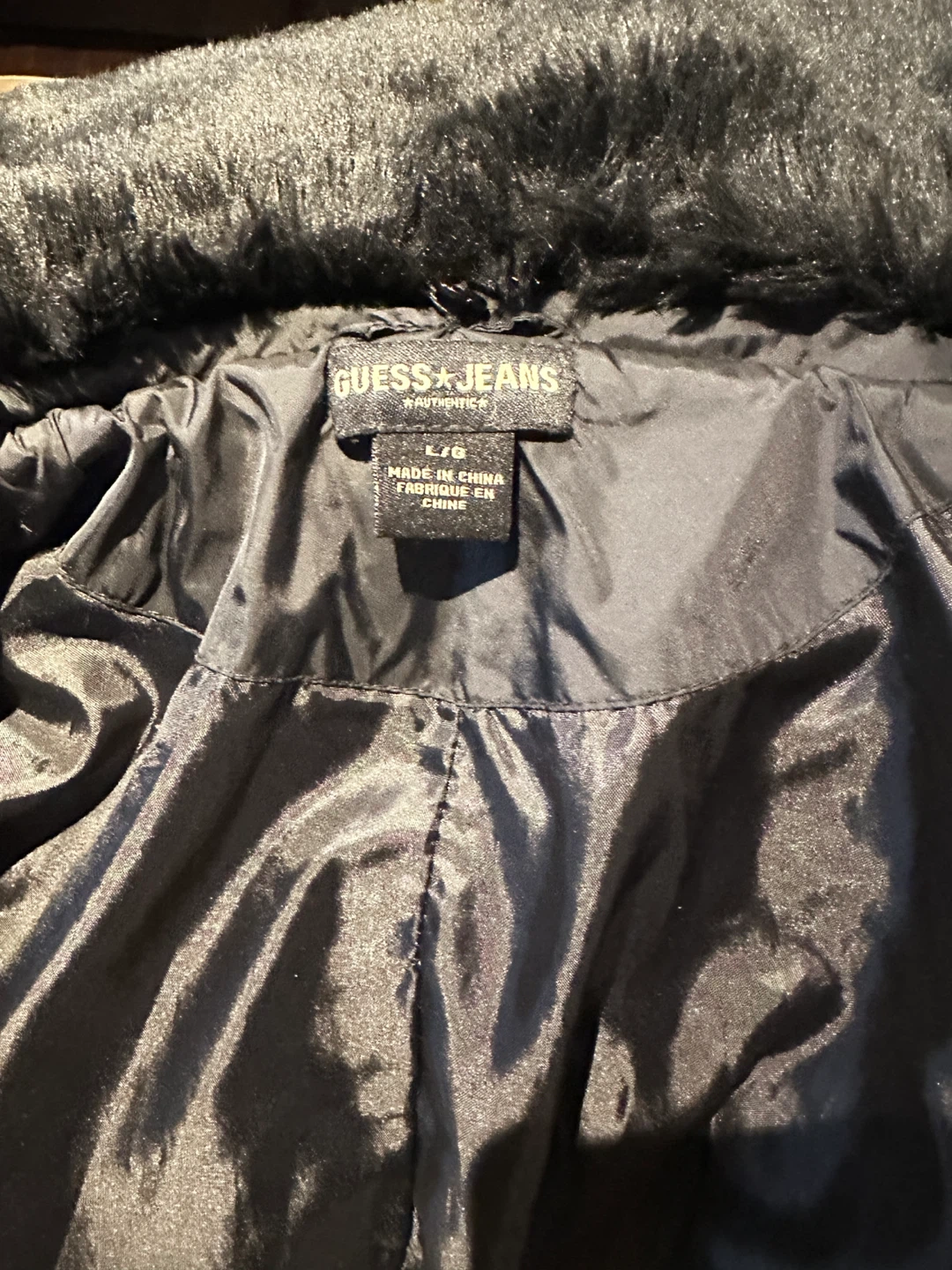 Guess Jeans Black Puffer Jacket L/G - photo 2