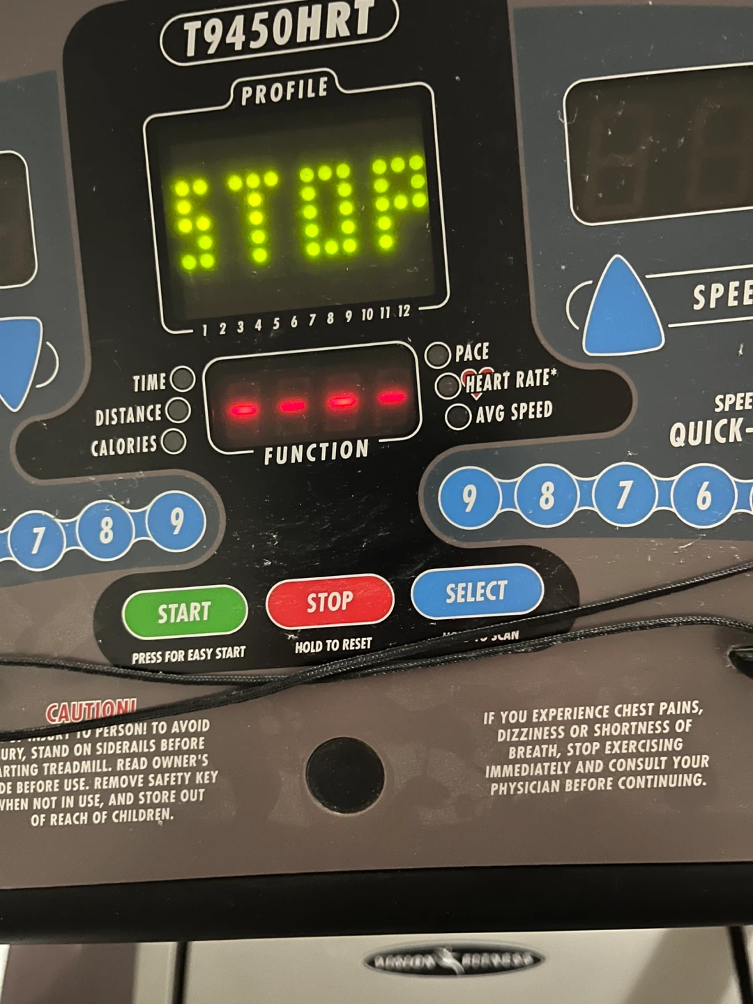 Vision Fitness T9450HRT Treadmill - photo 5