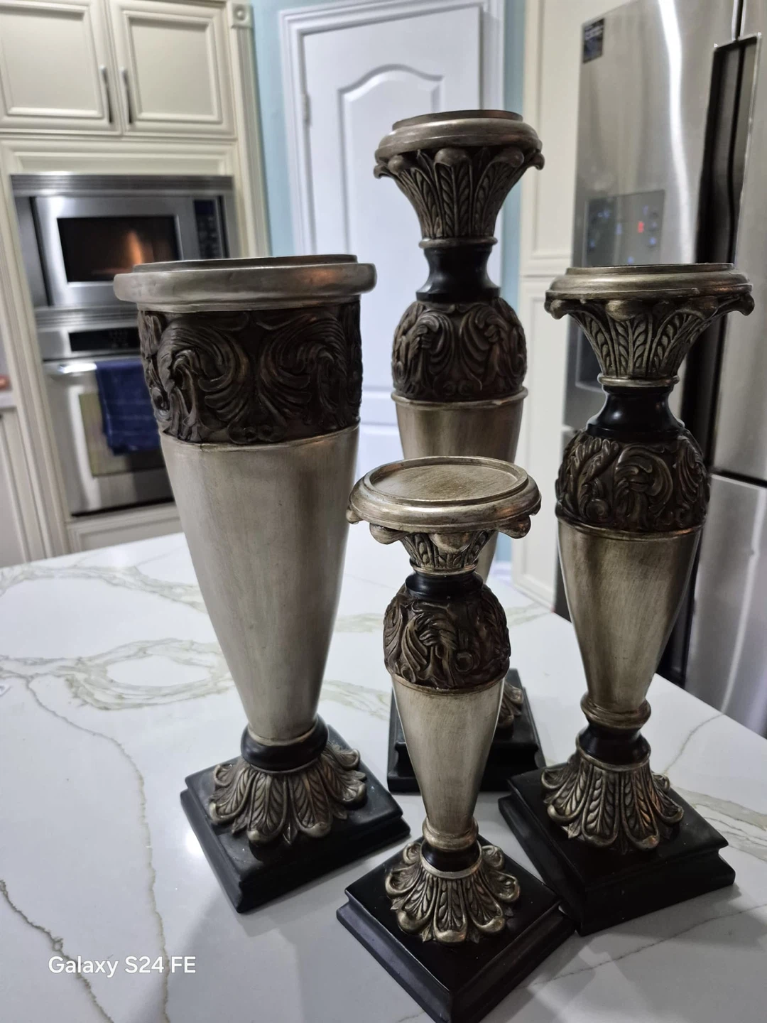 Pair of Decorative Display Pedestals Set of 4 - photo 2