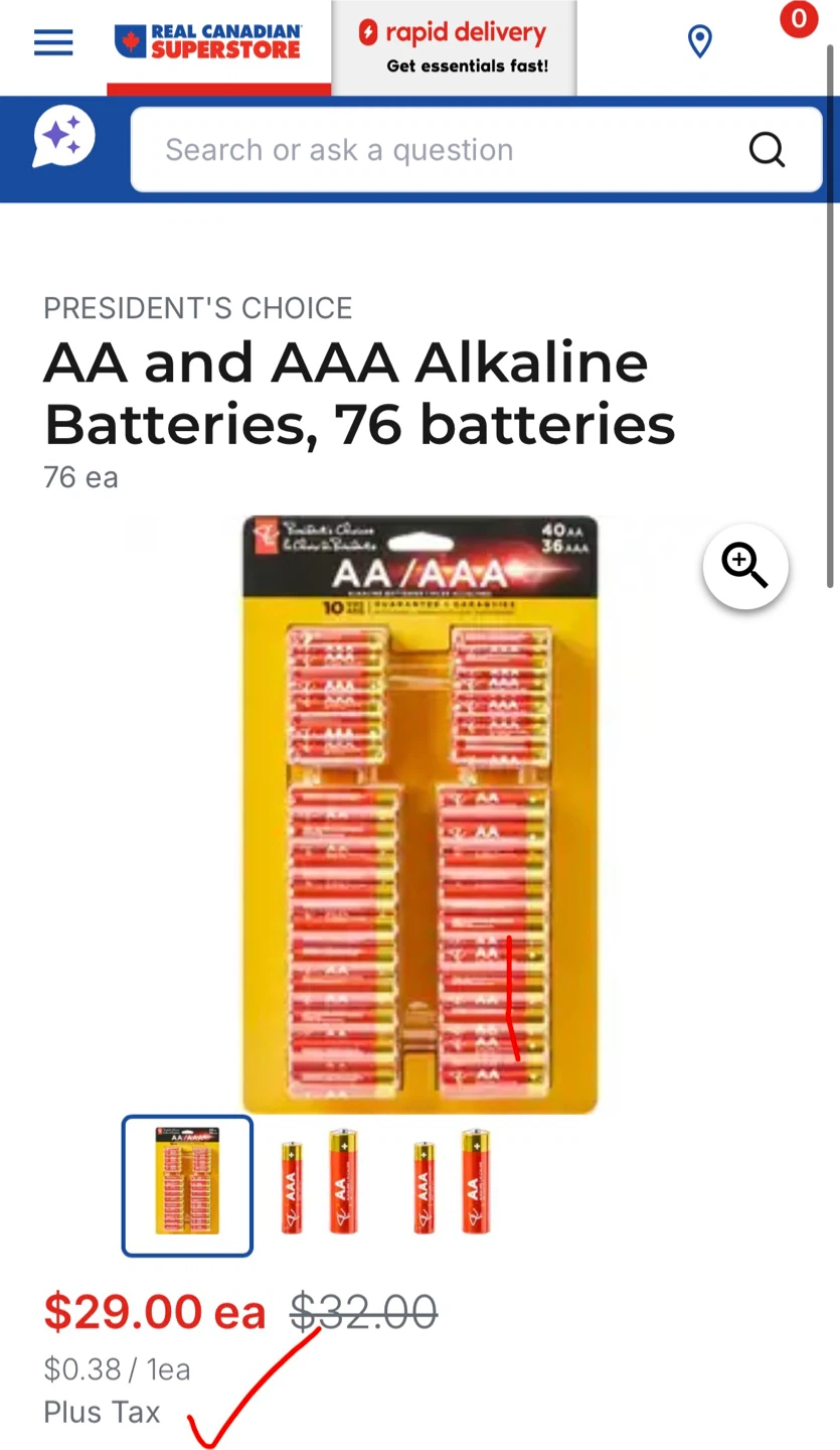 76 AA/AAA Alkaline Batteries, 76 pack (Read description) - photo 2