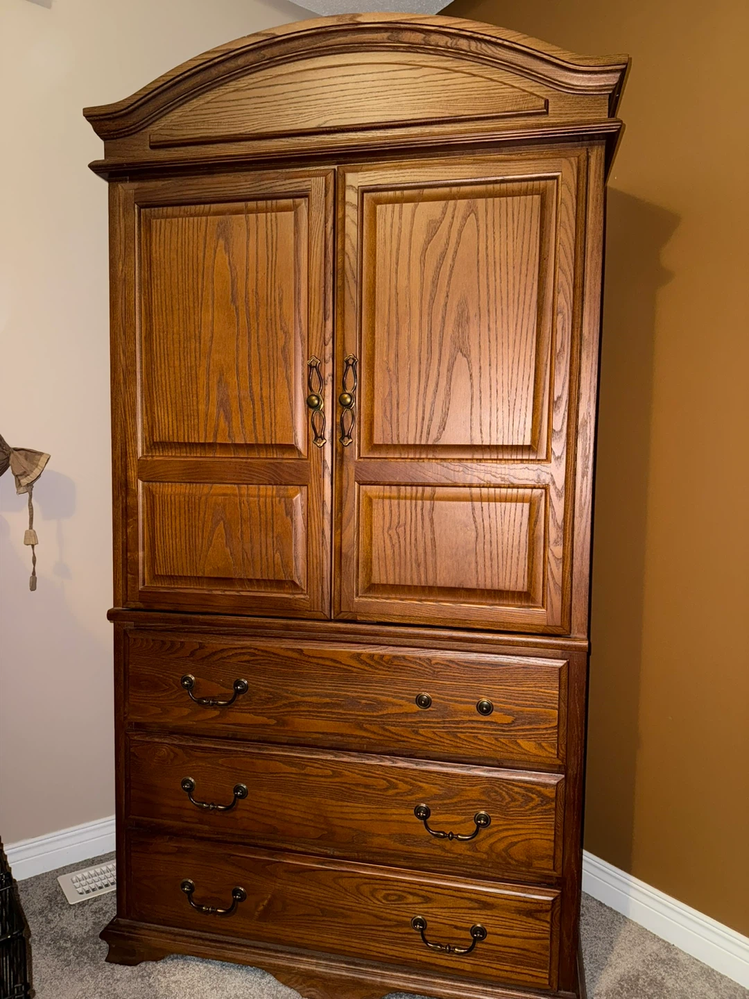 Solid wood dresser/wardrobe