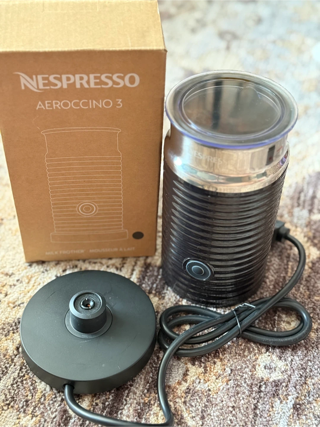 Nespresso Aeroccino 3 Milk Frother with Box - photo 2