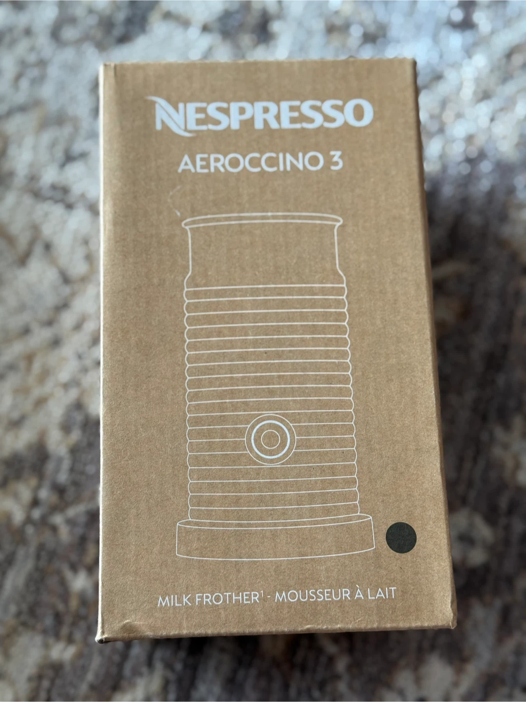Nespresso Aeroccino 3 Milk Frother with Box