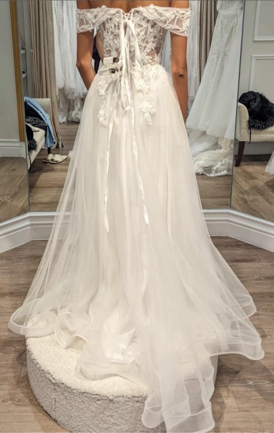 Wedding dress Camellia Magnolia White - Size 4 - photo 2