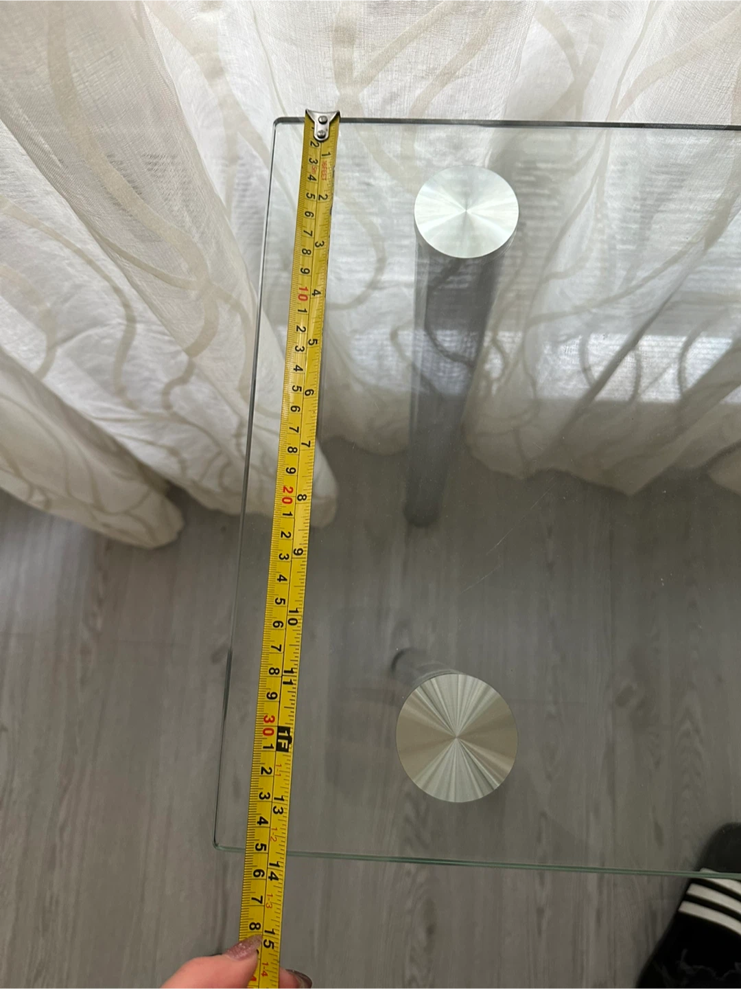 Glass TV Stand/ Console Table - photo 3