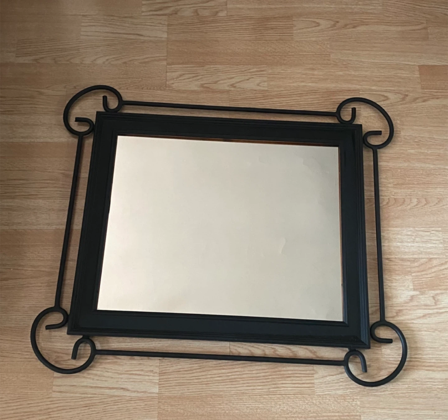 Black Framed Wall Mirror