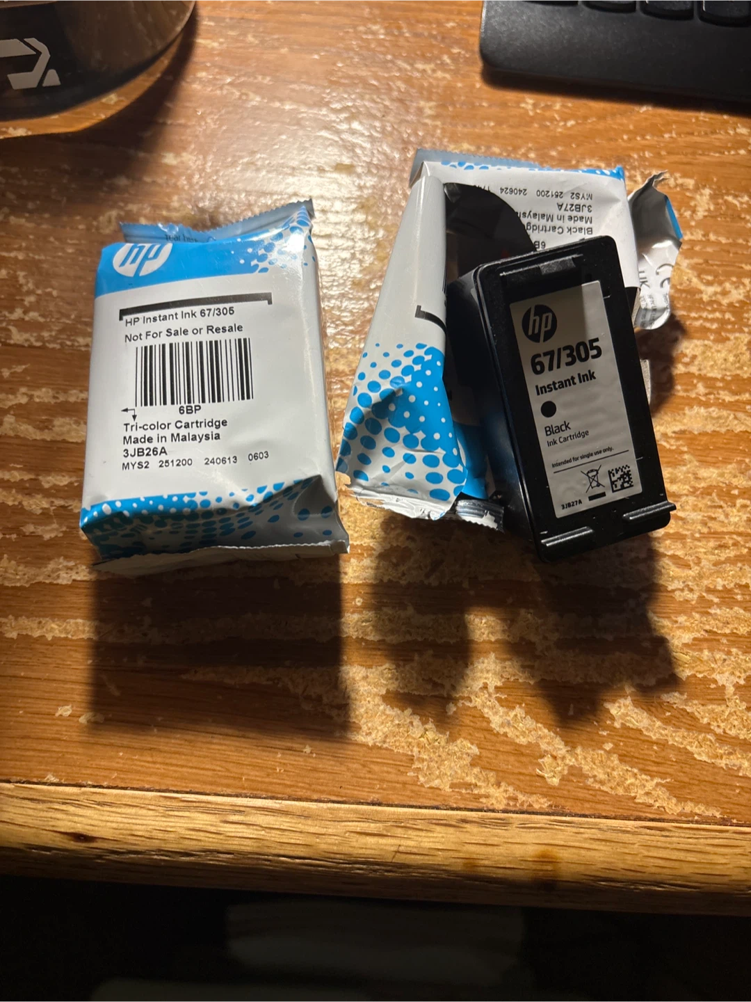 HP 67/305 Instant Ink Cartridge - Black & Tri-color