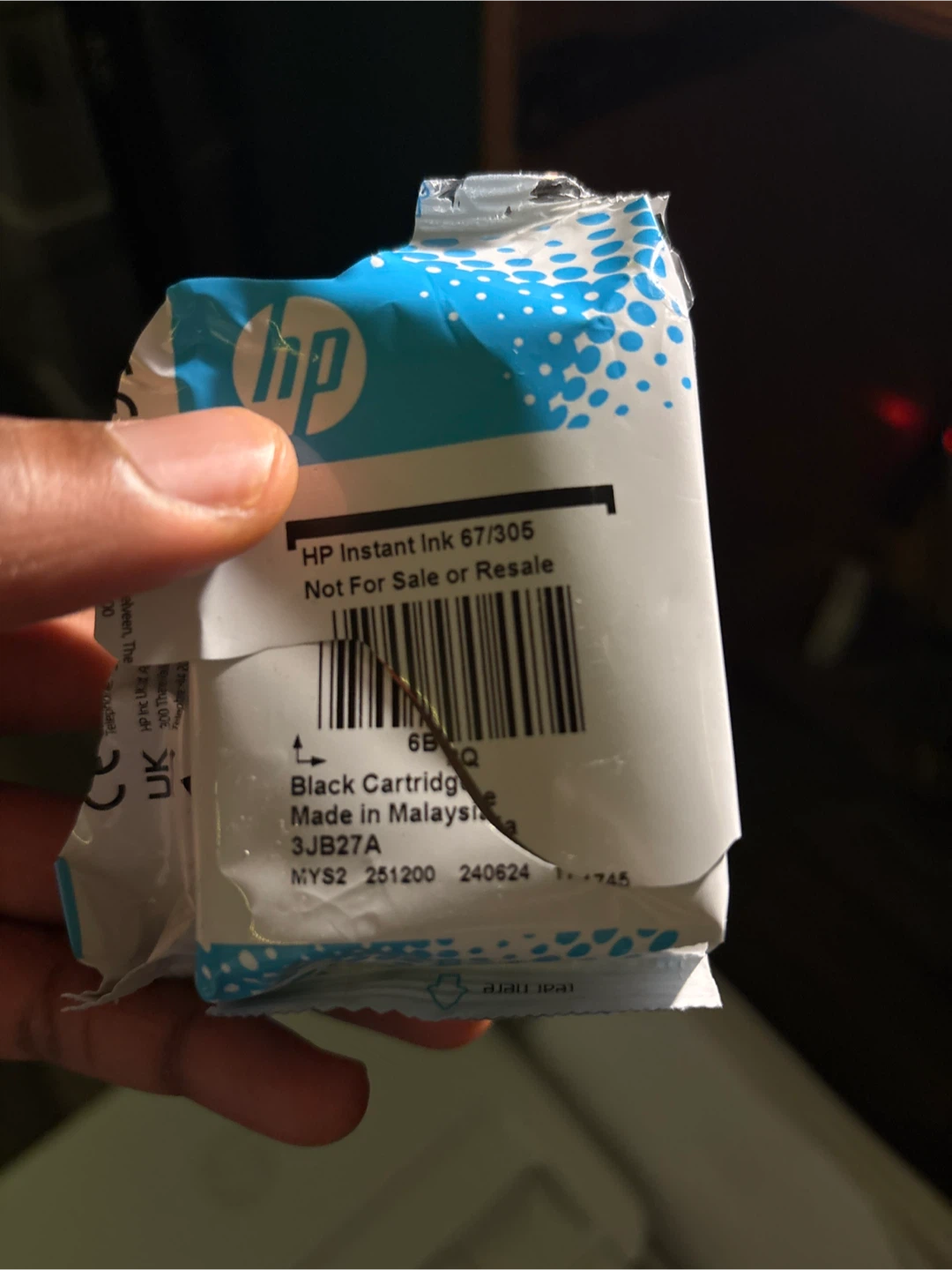 HP 67/305 Instant Ink Cartridge - Black & Tri-color - photo 3