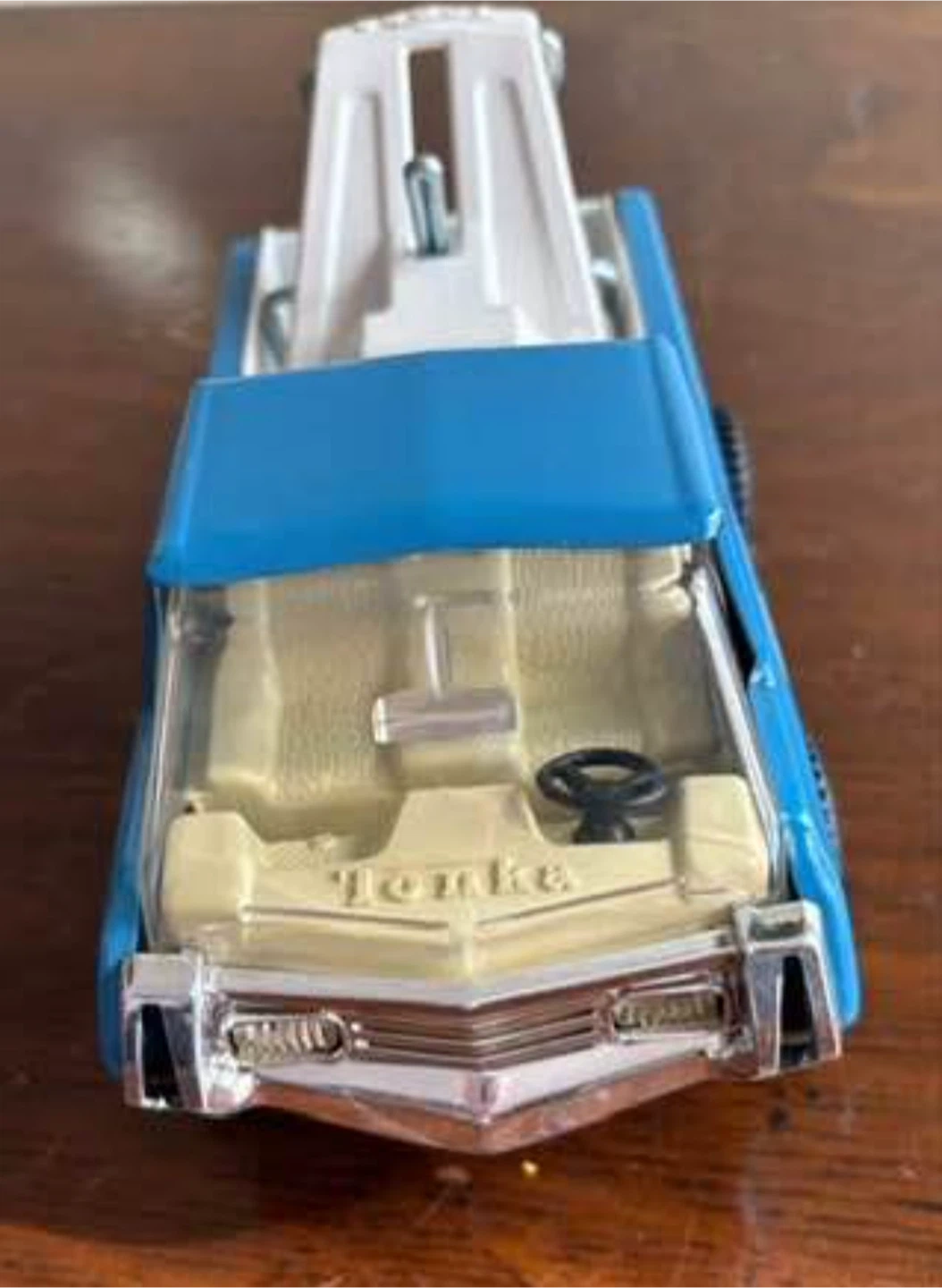 Vintage 1970s Tonka 9" Tow Wrecker Truck Pressed Steel - photo 3