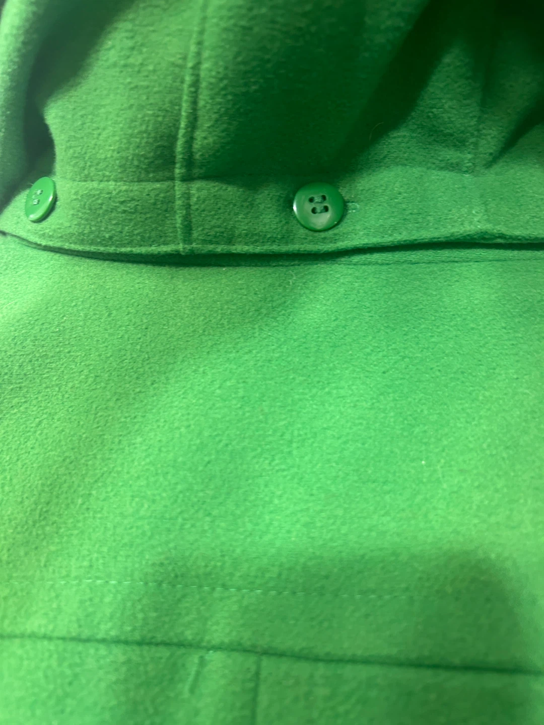 Calvin Klein Green Wool Blend Pea Coat - photo 5