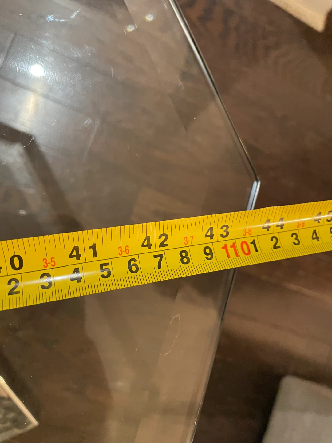 Glass Coffee Table with Chrome Base - Octagon Shape - photo 4