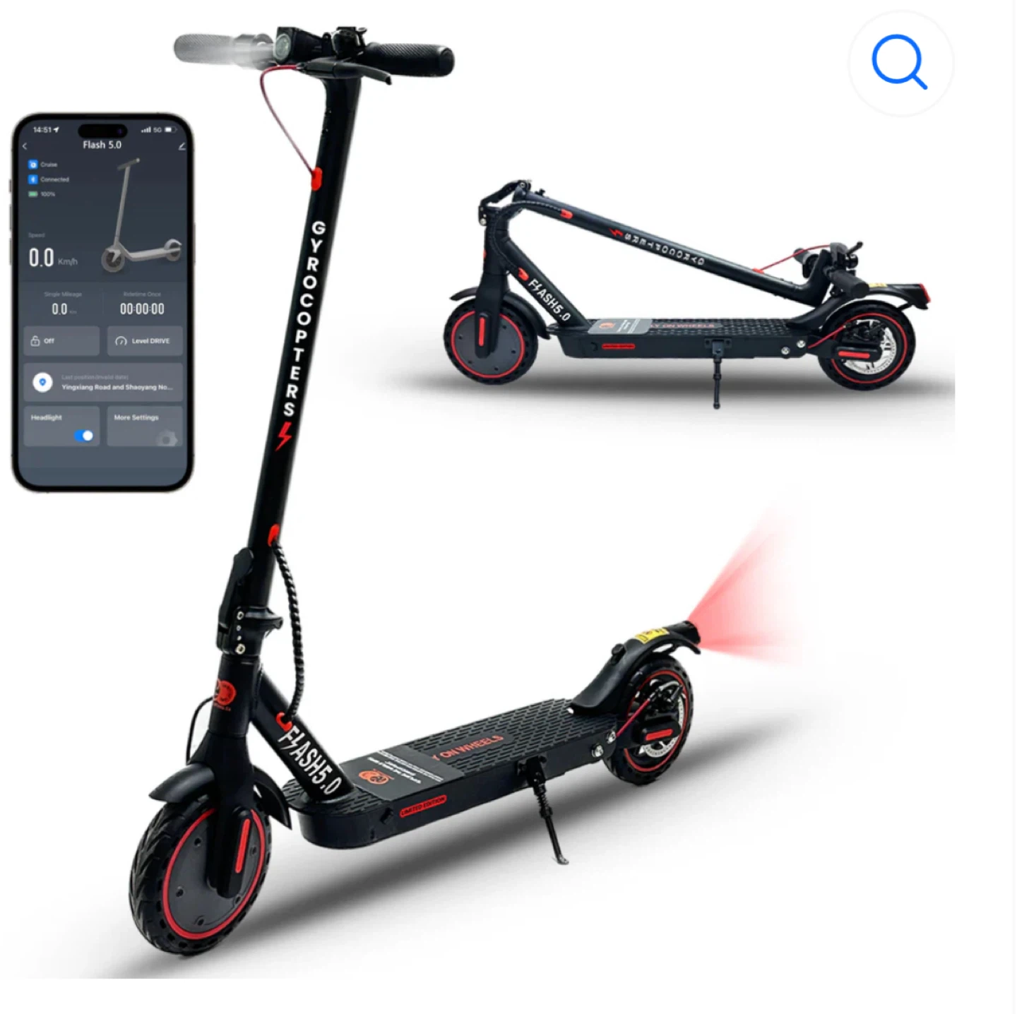 GyroCopters Flash 5.0 Electric Scooter