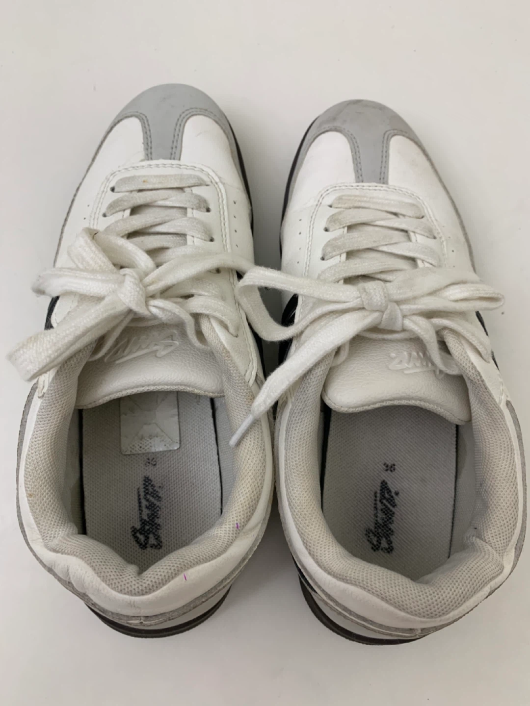 Sharp White & Grey Sneakers - Size 6 - shoes - photo 5