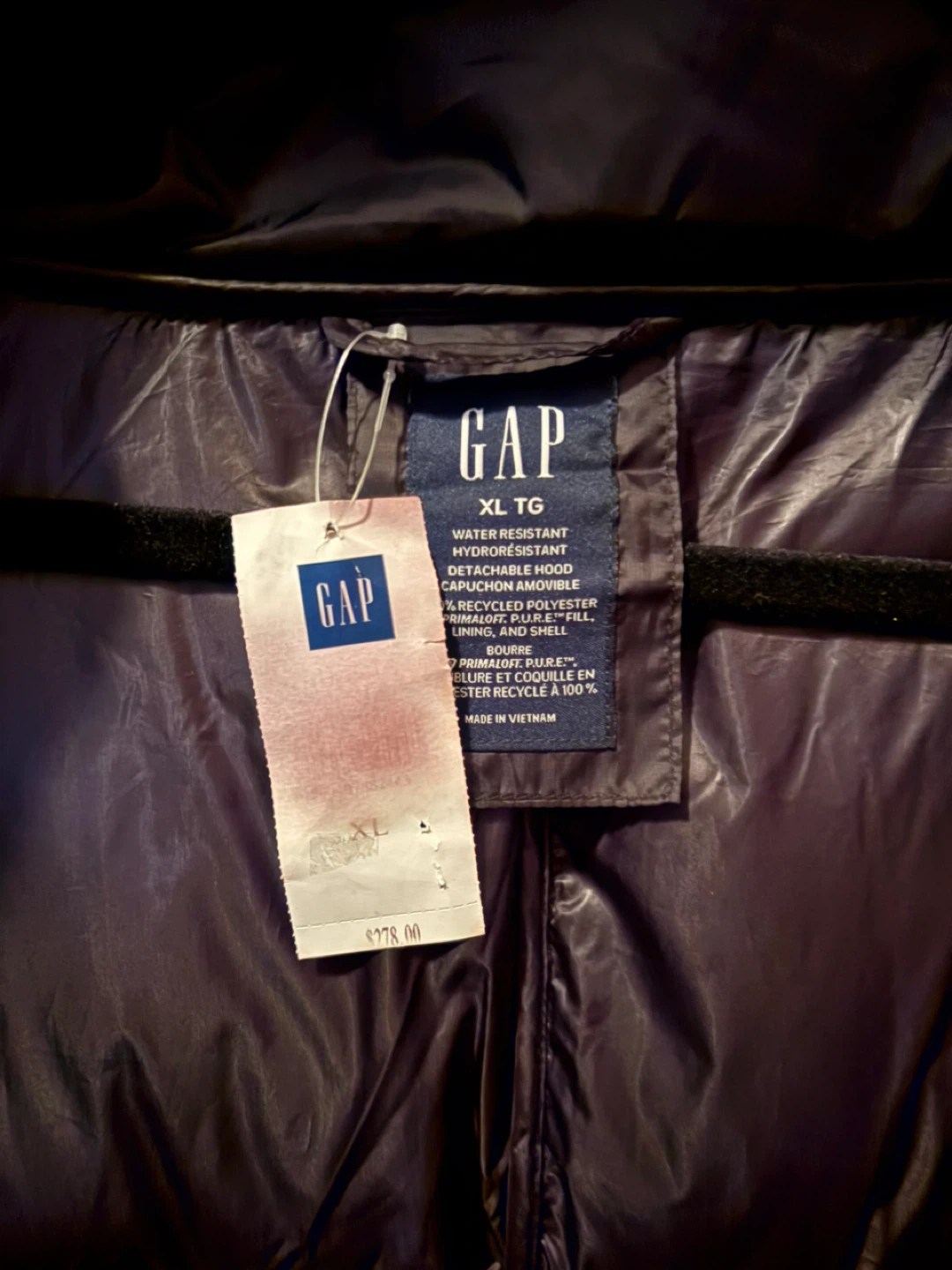 Gap Water Resistant Puffer Coat XL - photo 2