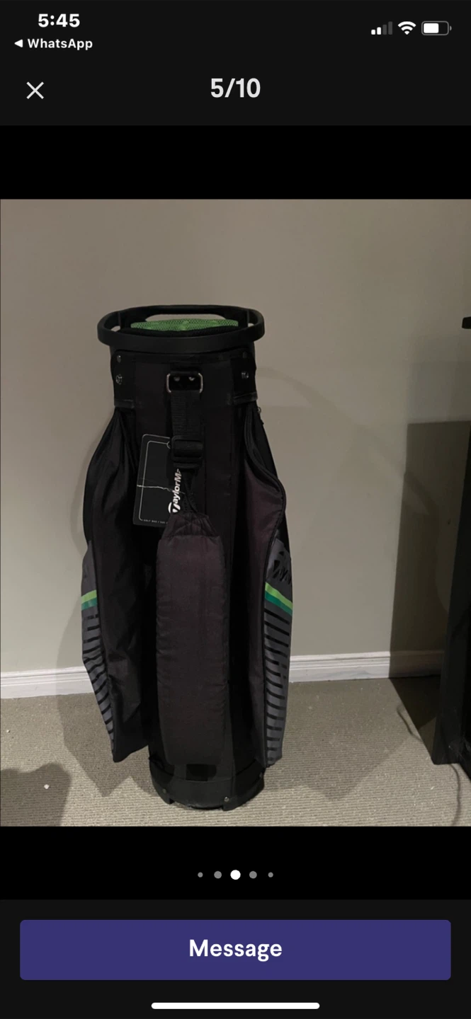 TaylorMade Golf Bag & Driver