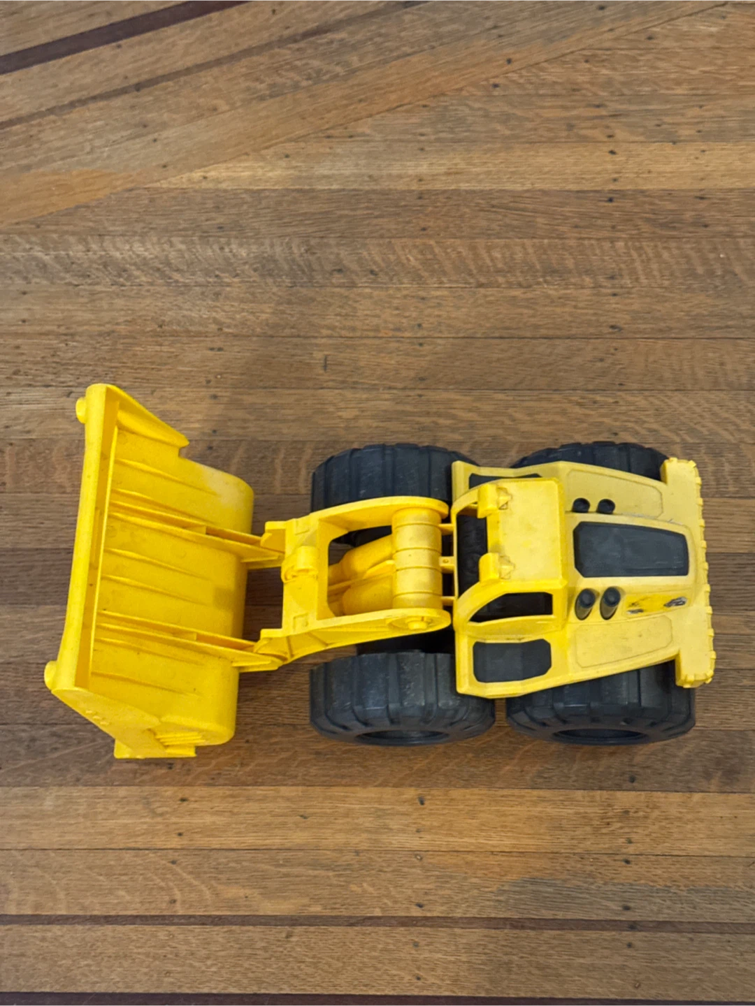 Yellow Plastic Toy Bulldozer - photo 2