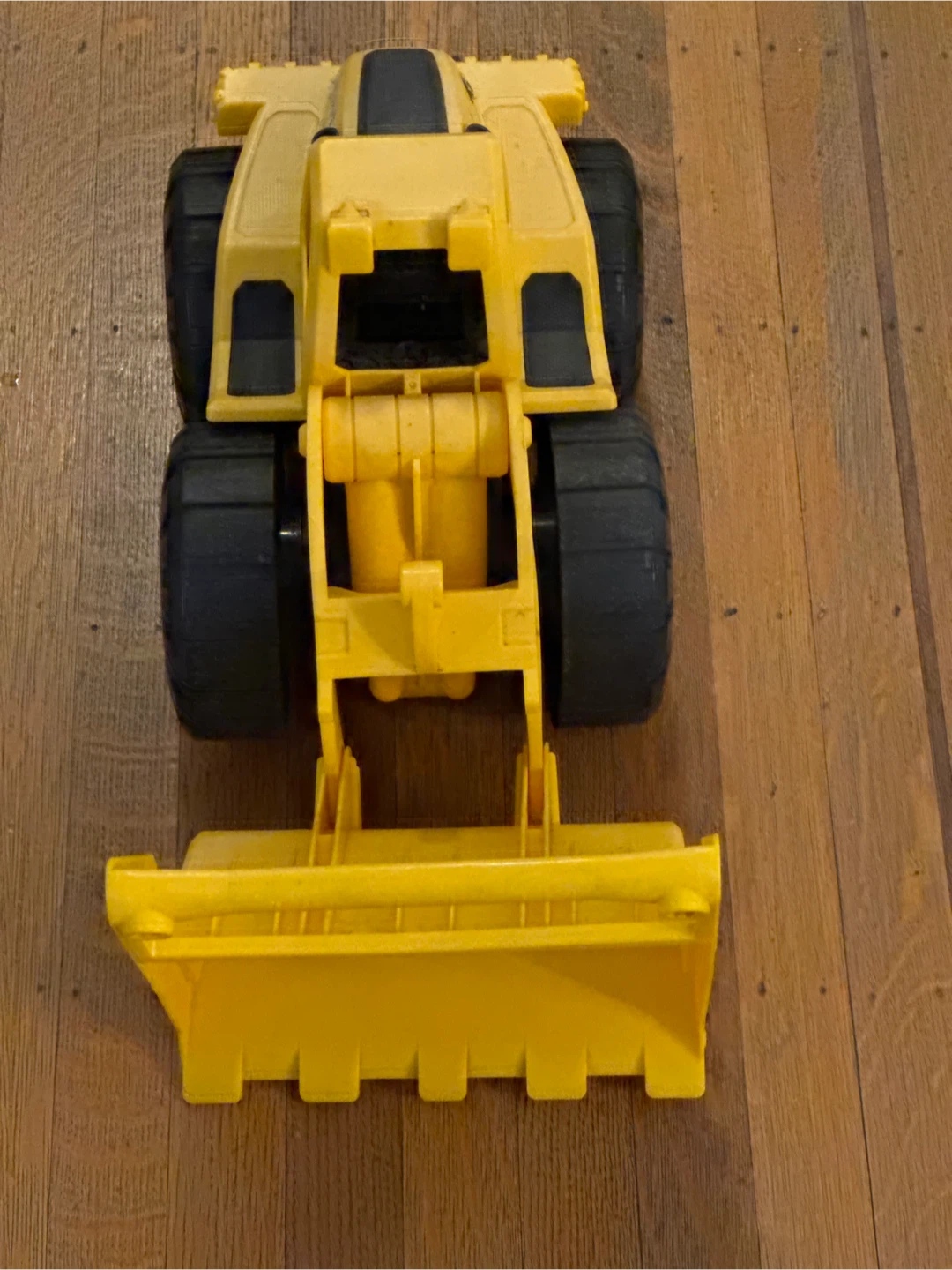 Yellow Plastic Toy Bulldozer