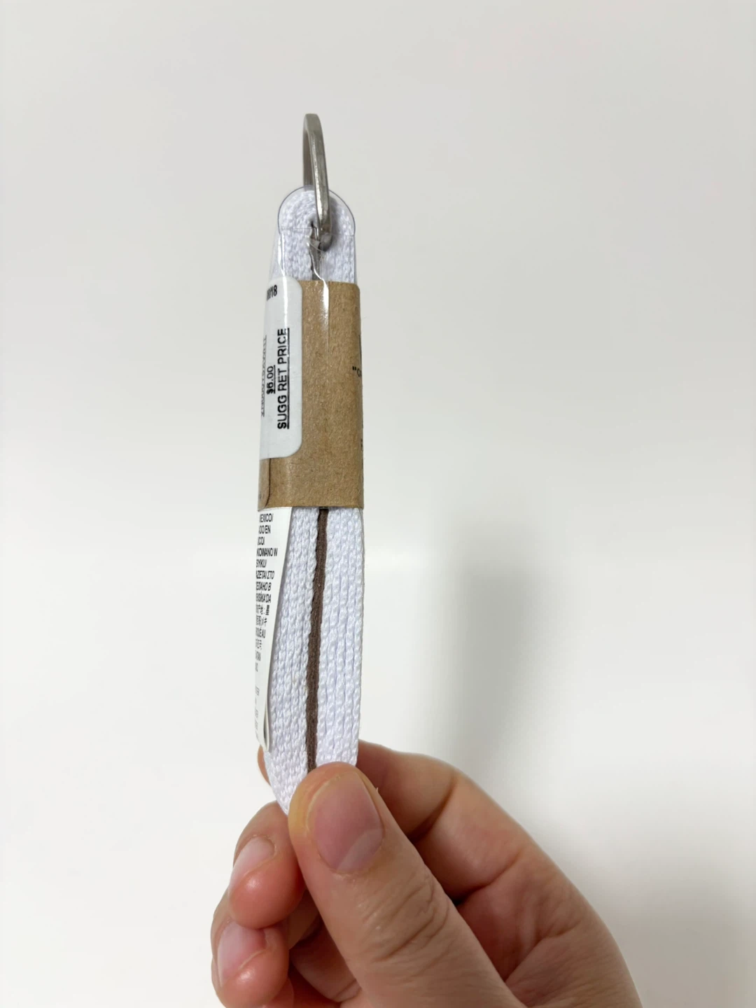 Vans "Off The Wall" 45" white flat laces - photo 2