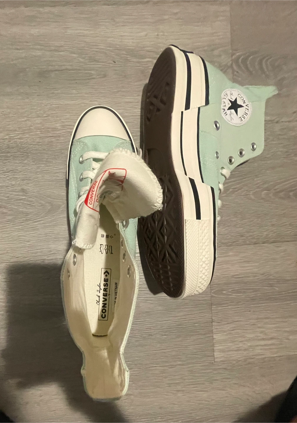 Converse Chuck Taylor All Star Deconstructed High Top - Size 10 - photo 4