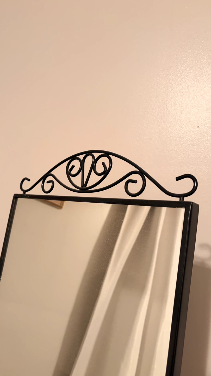 Ikea Full Length Standing Mirror - Black Frame like new! - photo 5