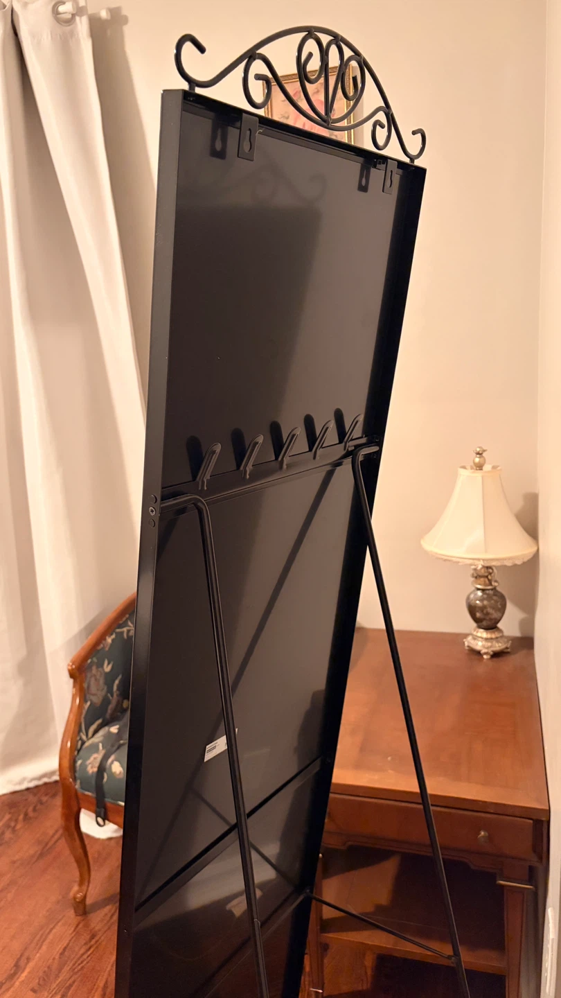 Ikea Full Length Standing Mirror - Black Frame like new! - photo 3