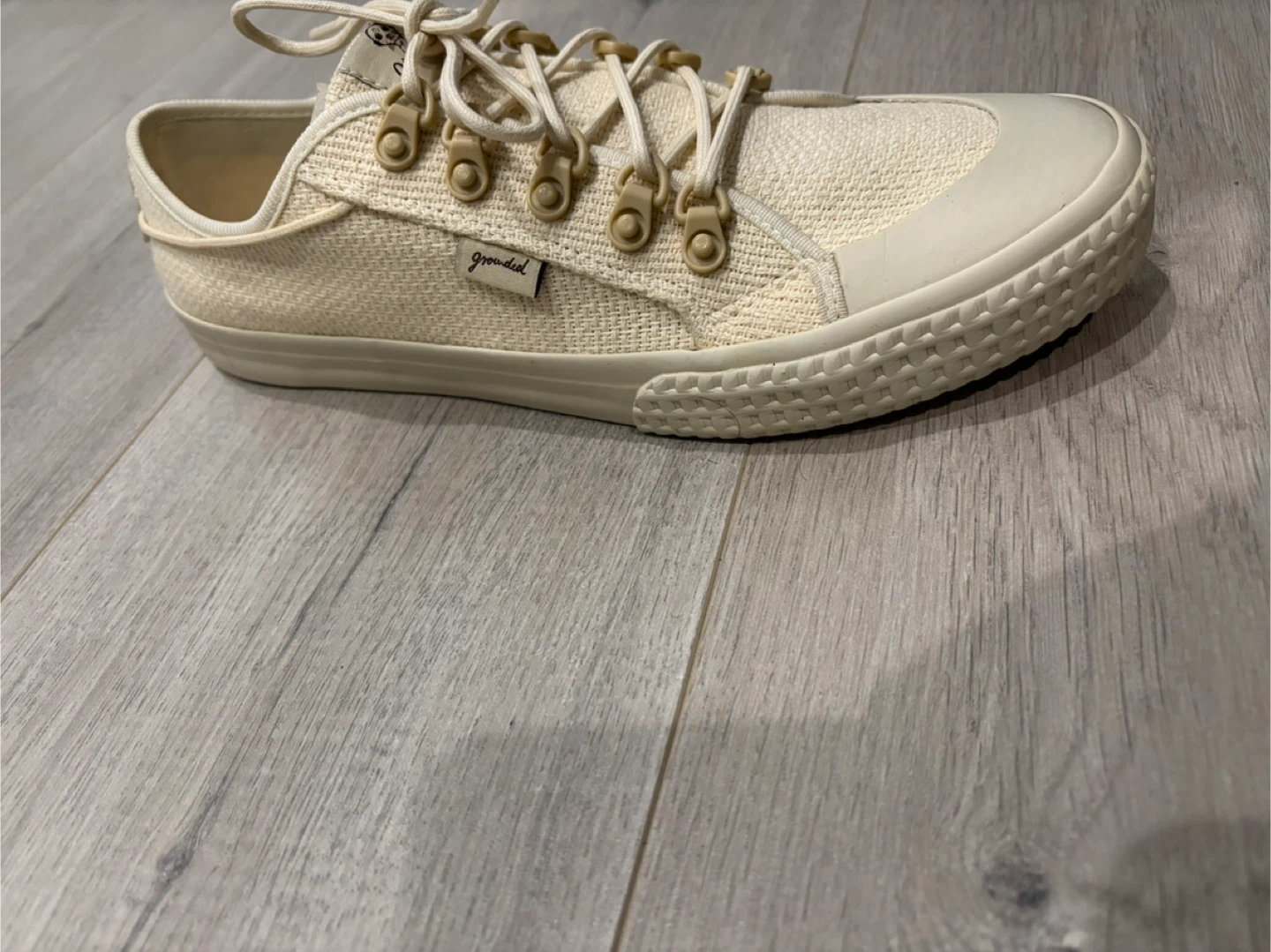 Grounded Lee Ivory Canvas Shoes Unisex (US M9/W10.5) - photo 4