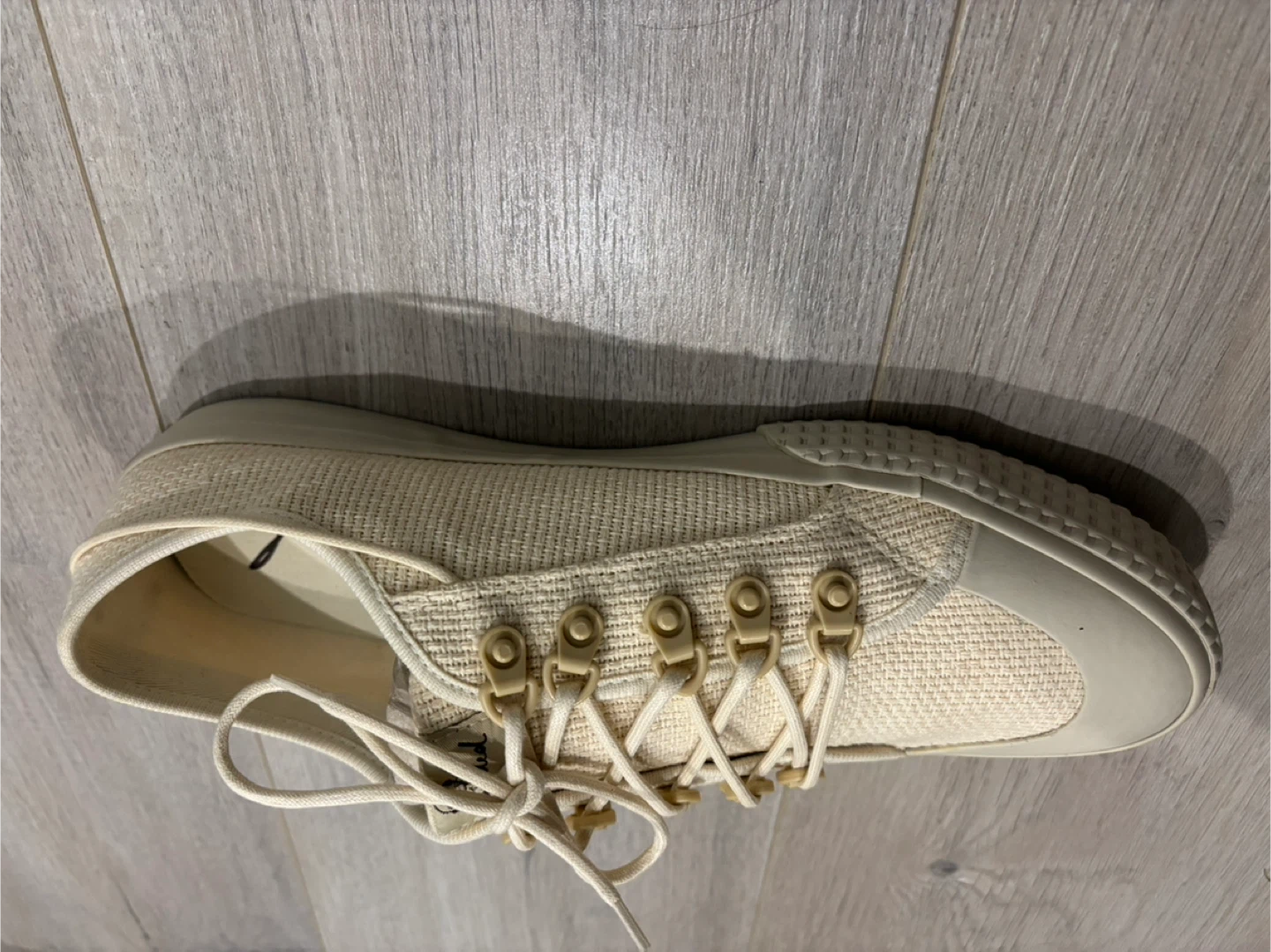 Grounded Lee Ivory Canvas Shoes Unisex (US M9/W10.5) - photo 5
